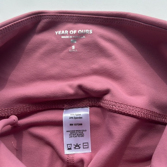 Years Of Ours Football Leggings Rose Small - Picture 6 of 14